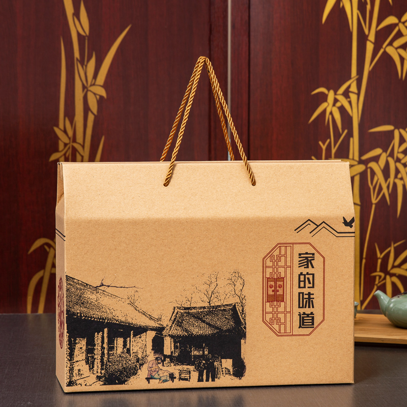 臘肉香腸紙箱定制-年貨瓦楞禮盒定制 臘肉香腸紙箱定制-年貨瓦楞禮盒定制